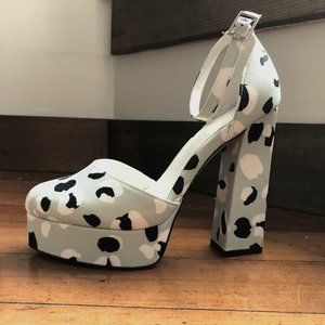ASOS platform leopard heels